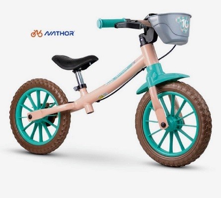 Bicicleta Balance Infantil Bike Love 2 Aro 12 Nathor