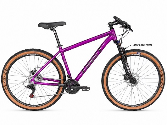 Bicicleta First Aro 29 Alum�nio - cor Lil�s